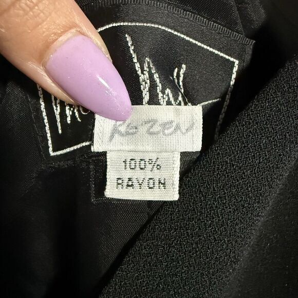 Nicole Miller Women Little Black Dress Sweetheart Neck Halter 10 (US S/M) - Picture 7 of 7